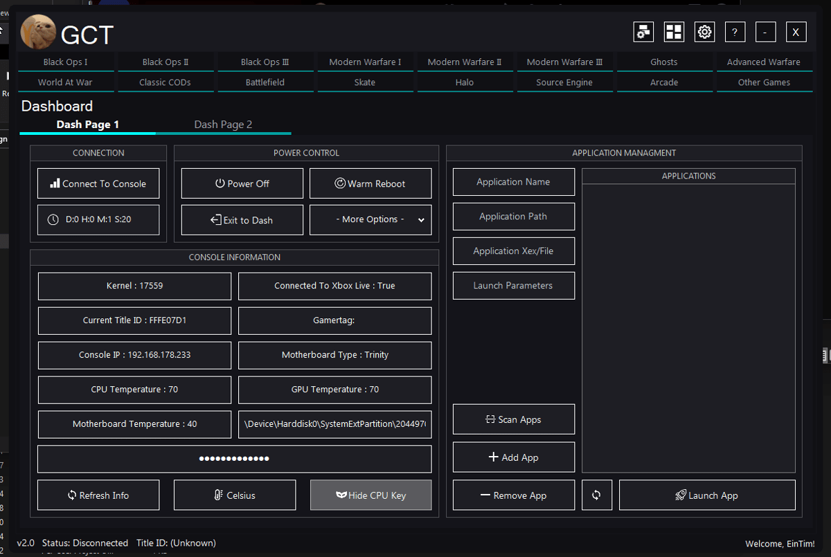 Guido's Console Tool